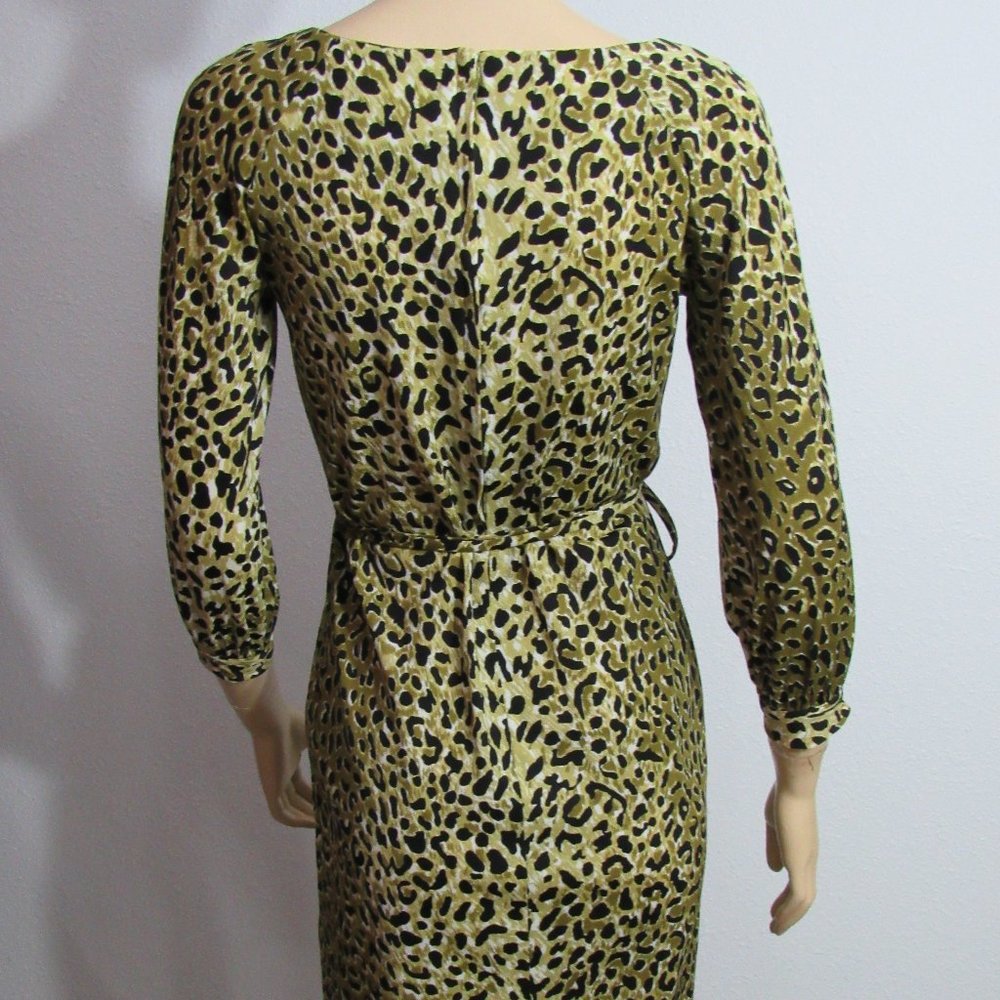 Vintage 60s Animal Print Dress - Picture 7 of 7